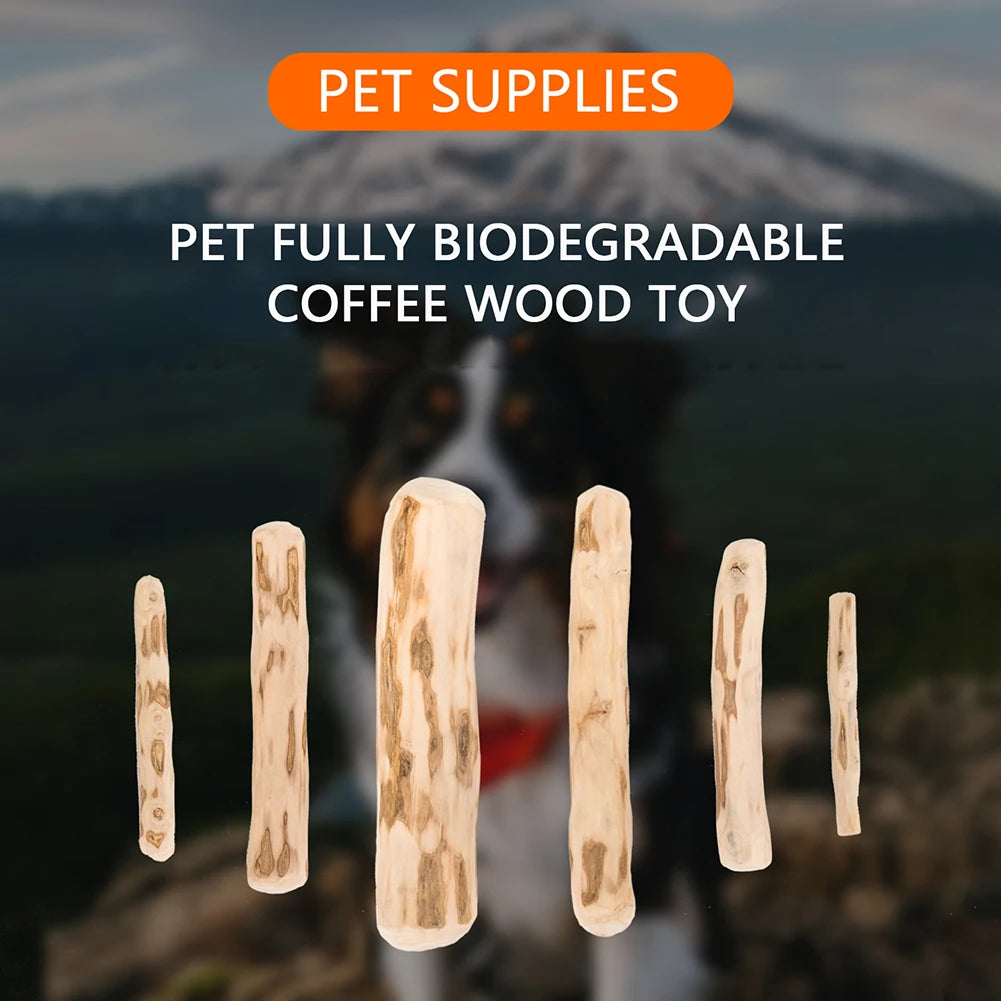 Natural Coffee Wooden Chew Stick