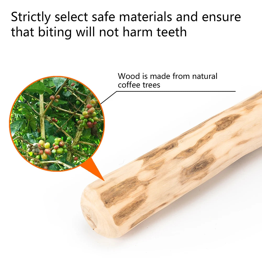 Natural Coffee Wooden Chew Stick